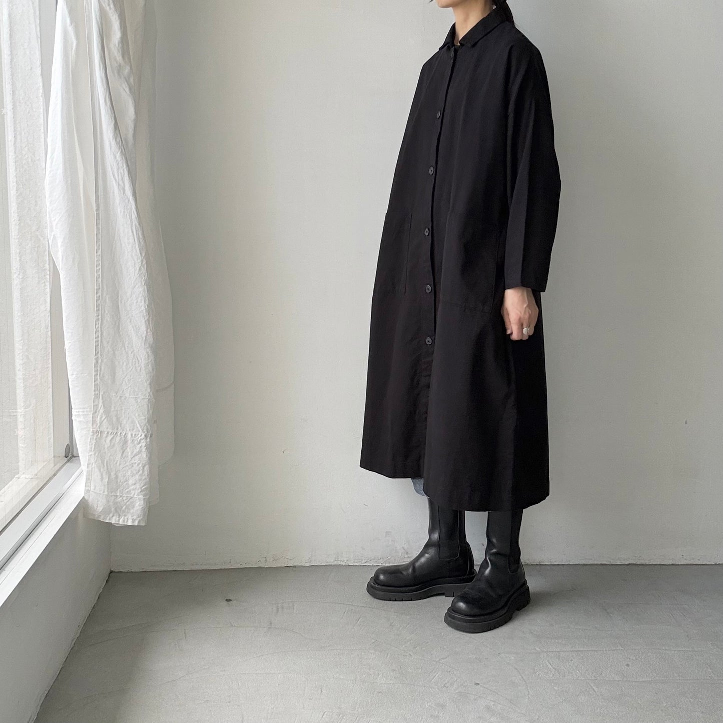 jujudhau デッドストックコットンワークコート