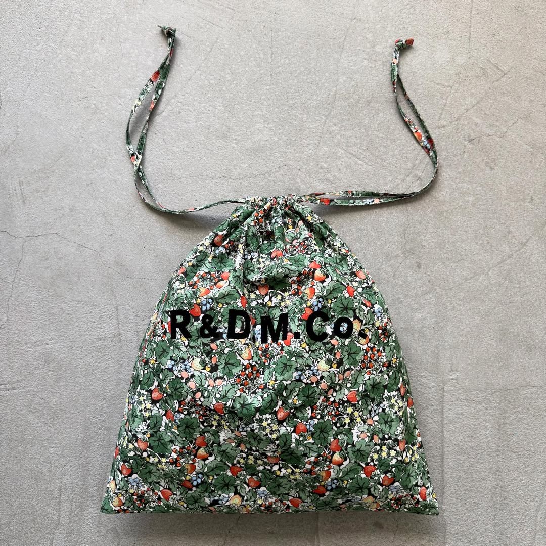 R&D.M.Co  ワイルドベリーフィールド　ドローストリングバッグ　ラージ