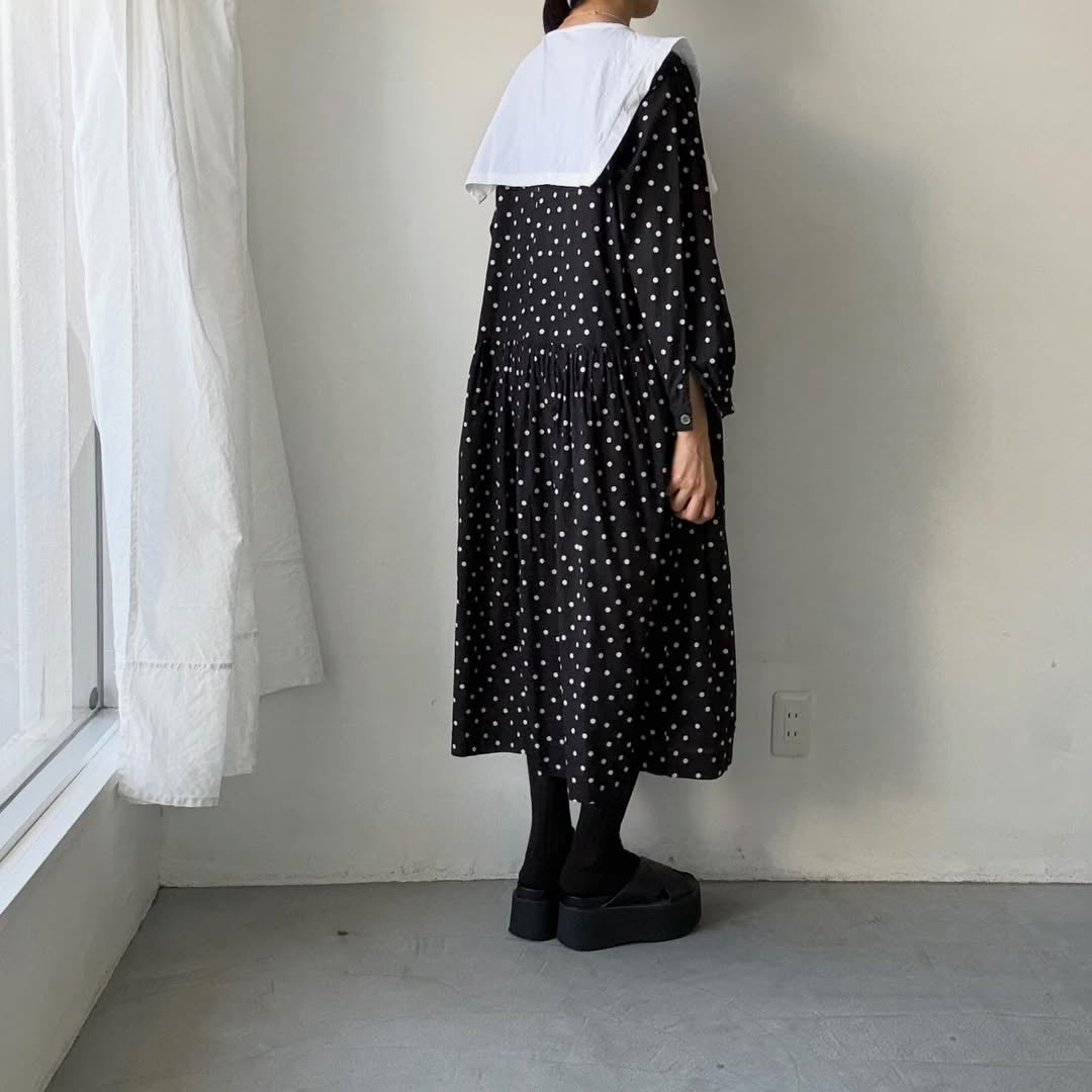 homspun  天竺スクエア付け襟　ホワイト
