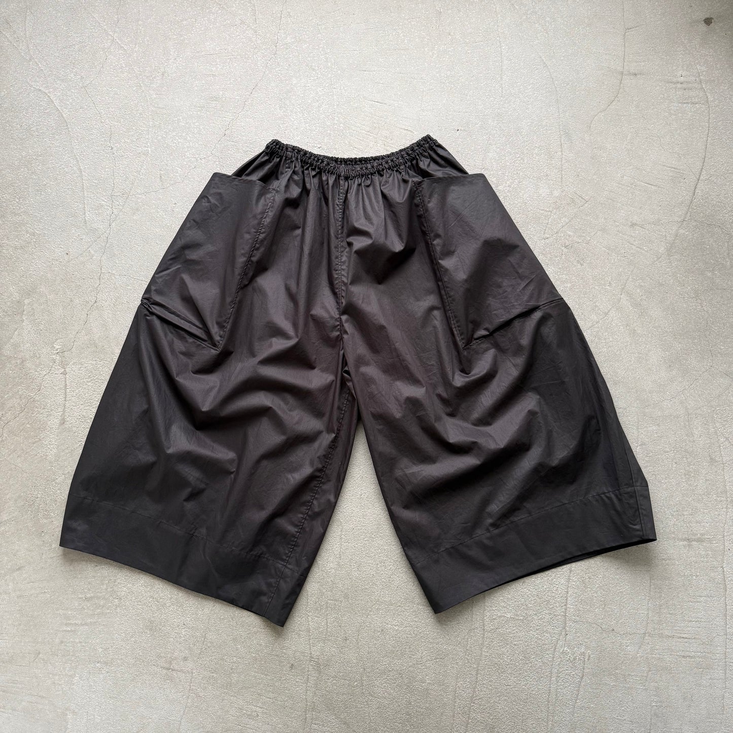 TENNE HANDCRAFTED MODERN ビッグポケットキュロット　ブラック