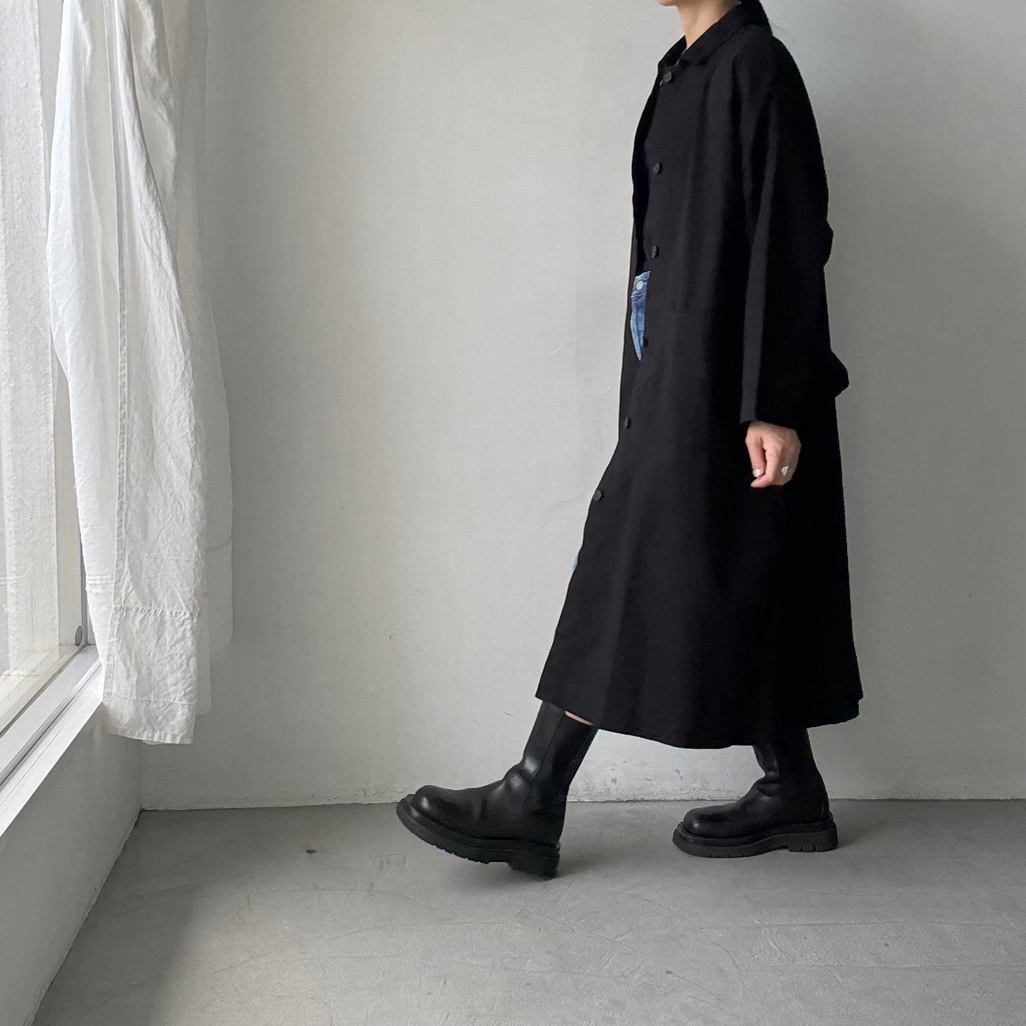 jujudhau デッドストックコットンワークコート