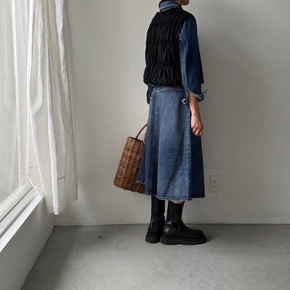 R&D.M.Co  ミドルスムースシャーリングベスト