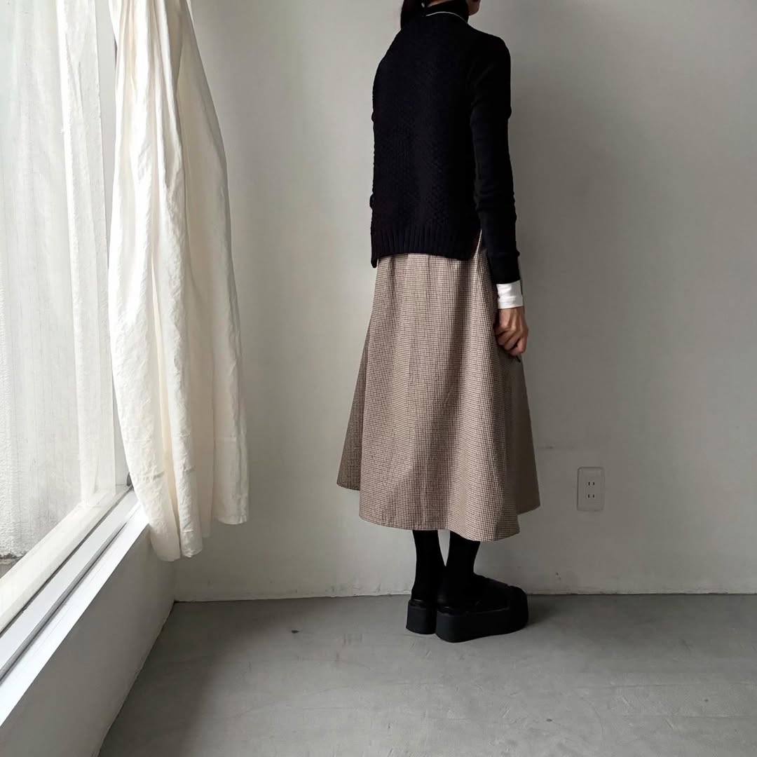 R&D.M.Co 　ガンクラブチェックポケットスカート