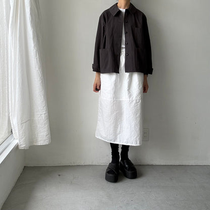 atelier d'antan Kantor コットンジャケット　ダークグレー