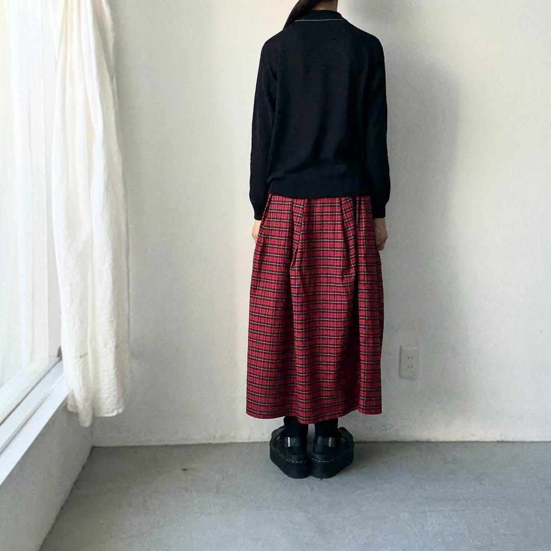 cion  コットンモックネックニット