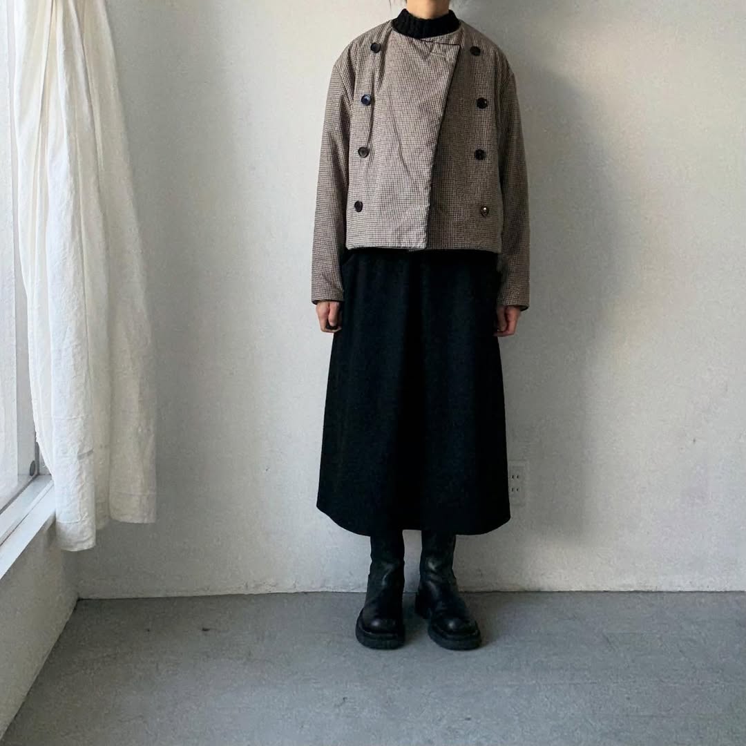R&D.M.Co  ガンクラブトリミングパフジャケット