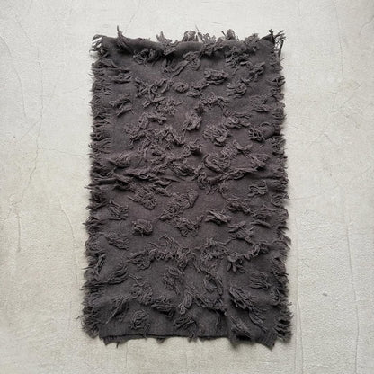 homspun ラムフリンジストール　グレー