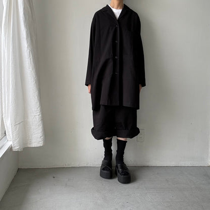 atelier d'antan Godardコットンコート　ブラック