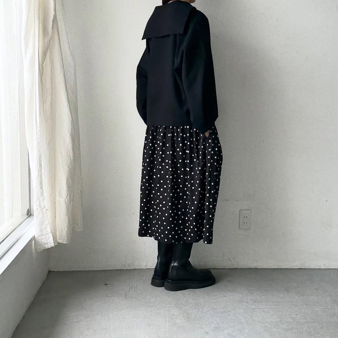 cion  ウール混セーラープルオーバー