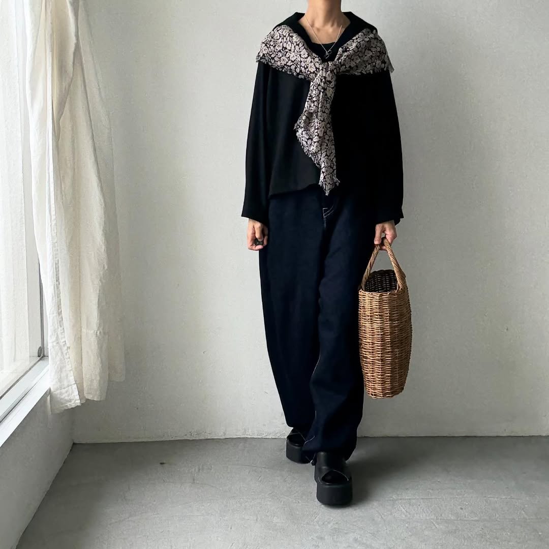 cion  ウール混セーラープルオーバー