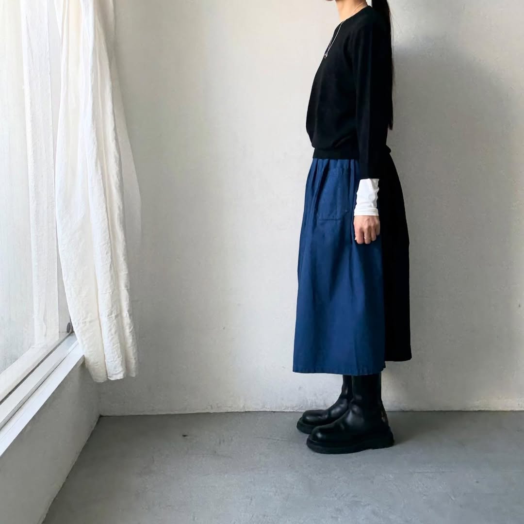 R&D.M.Co  ウールカシミアポケットプルオーバー　ブラック