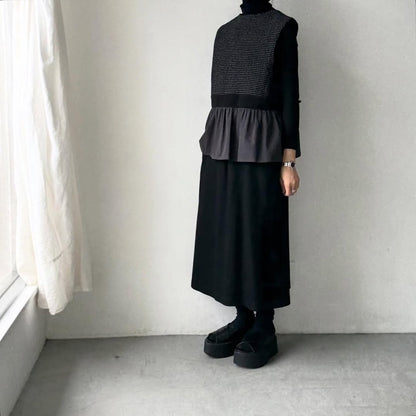 MAGALI  ピンドットツイードヴィンテージジレ