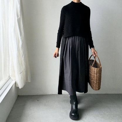 MAGALI  ピンドットツイードヴィンテージスカート