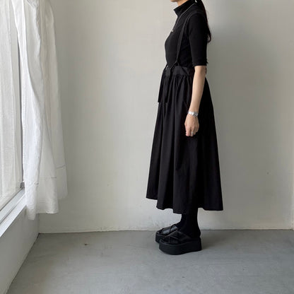 atelier naruse  コットンサスペンダースカート