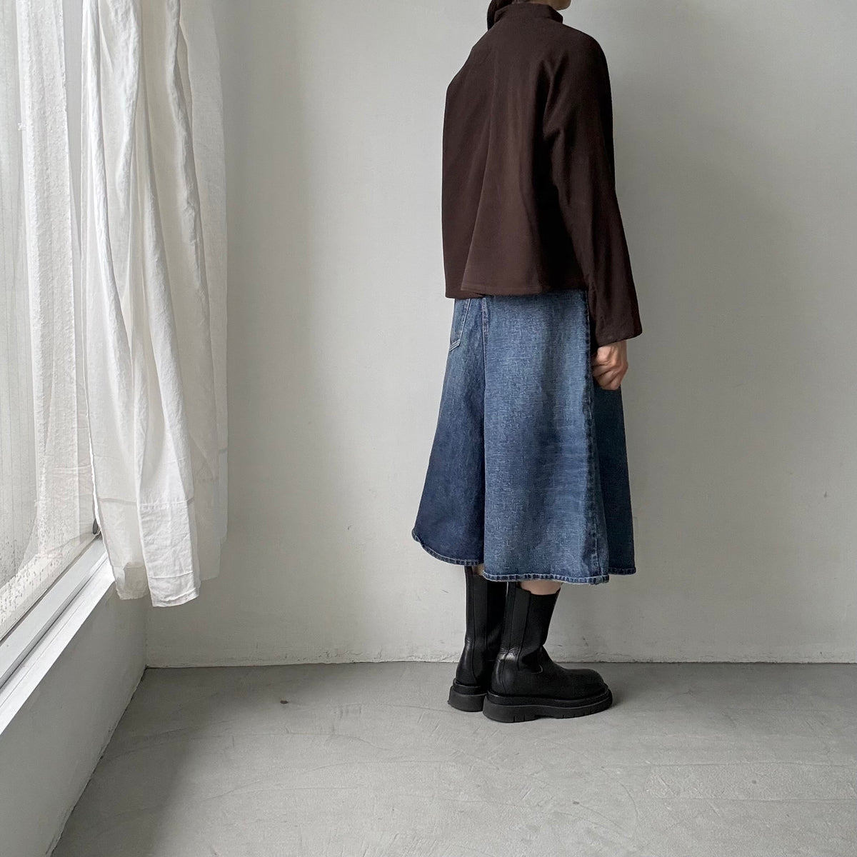 atelier d'antan Taineコットンジャケット　ダークブラウン