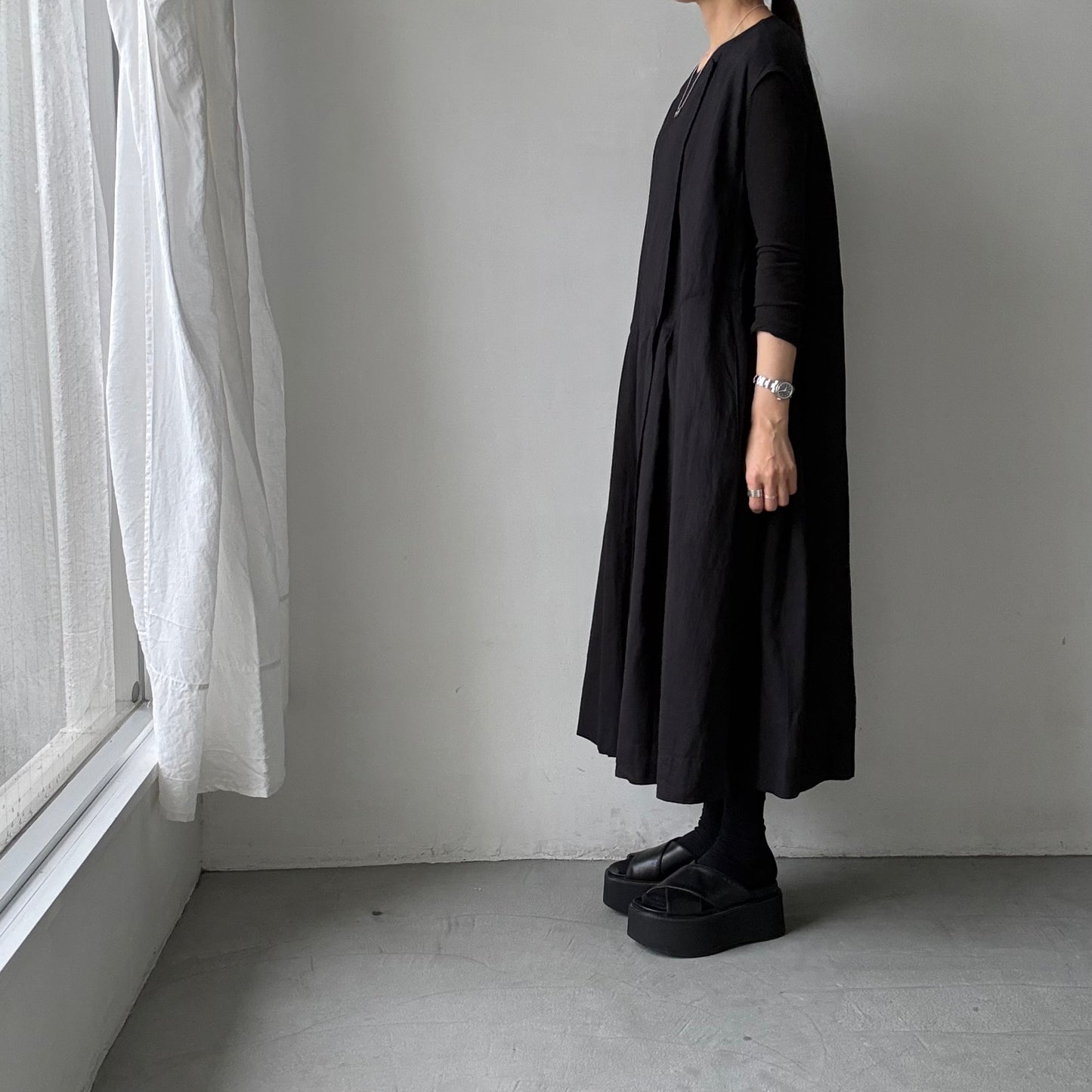 atelier d'antan  brieノースリーブドレス　