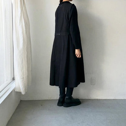 cion  ウールフリルカラーポロニット　ブラック