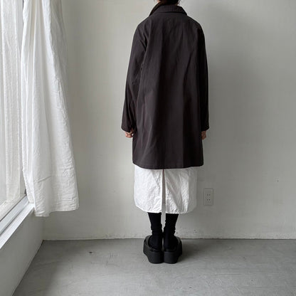 atelier d'antan Godardコットンコート　ダークグレー