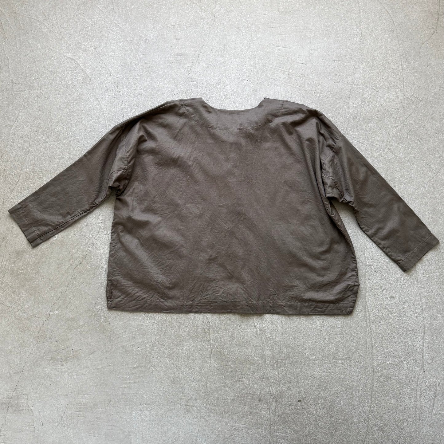 jujudhau コットンダブルボタンシャツ