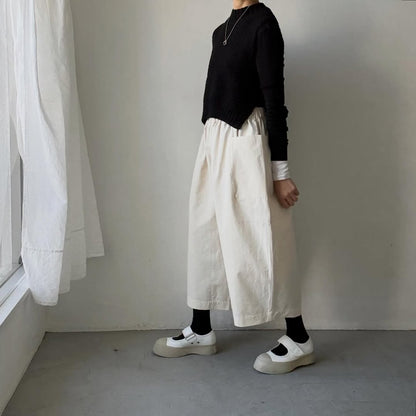 atelier d'antan Perriereコットンワイドパンツ