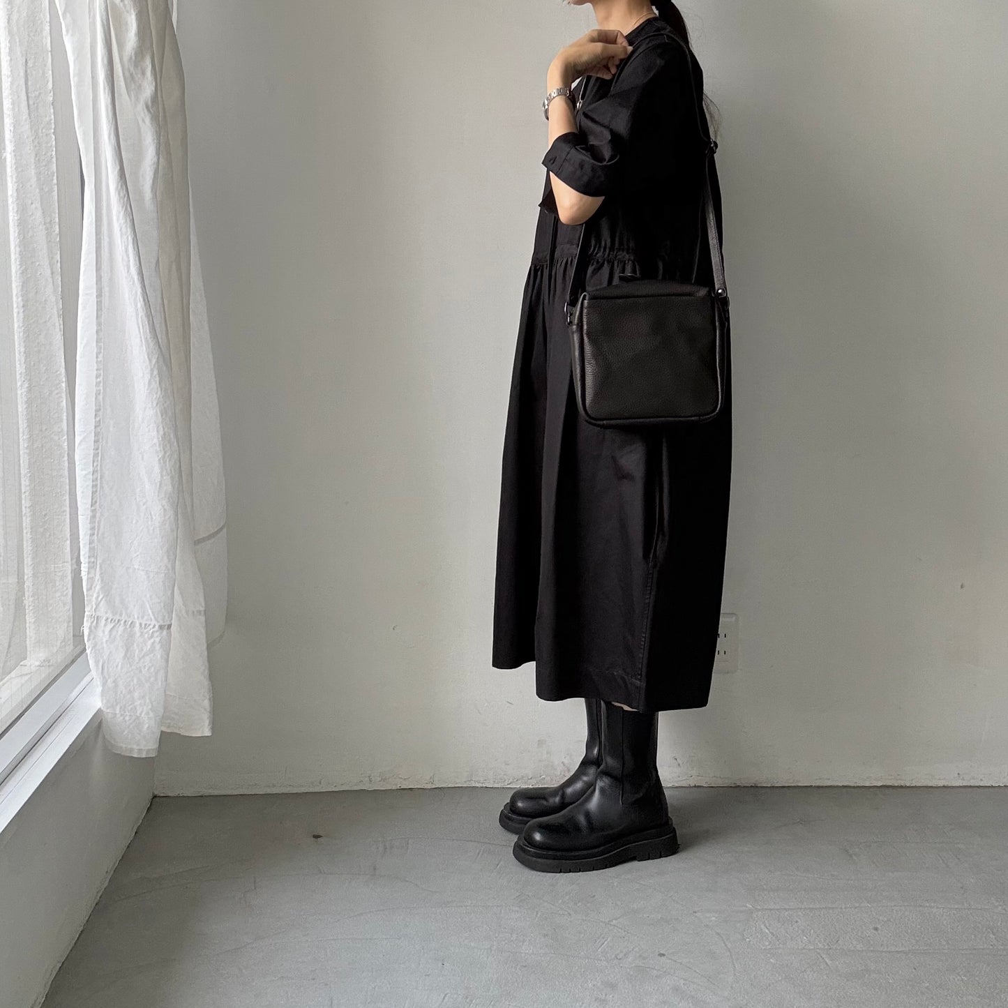 STYLE CRAFT   スクエアショルダー&ワンハンドルバッグ
