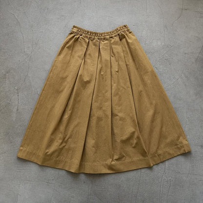 Linenya  コットンタックスカート　ベージュ