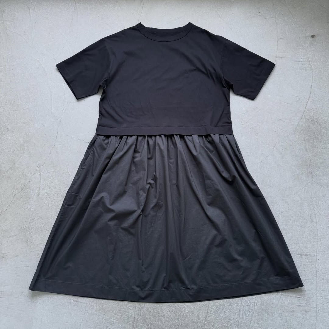 cion コットンTシャツコンビワンピース