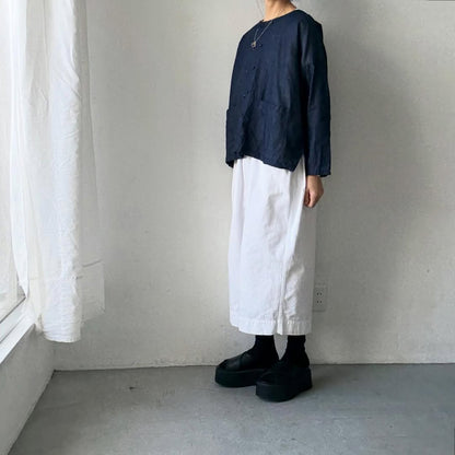 jujudhau デッドストックデニムダブルボタンシャツ