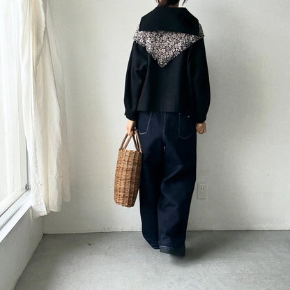 cion  ウール混セーラープルオーバー