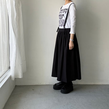 atelier naruse  コットンサスペンダースカート