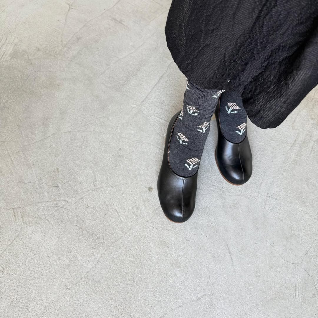 French Bull ジニアオーバーニーソックス　チャコールグレー