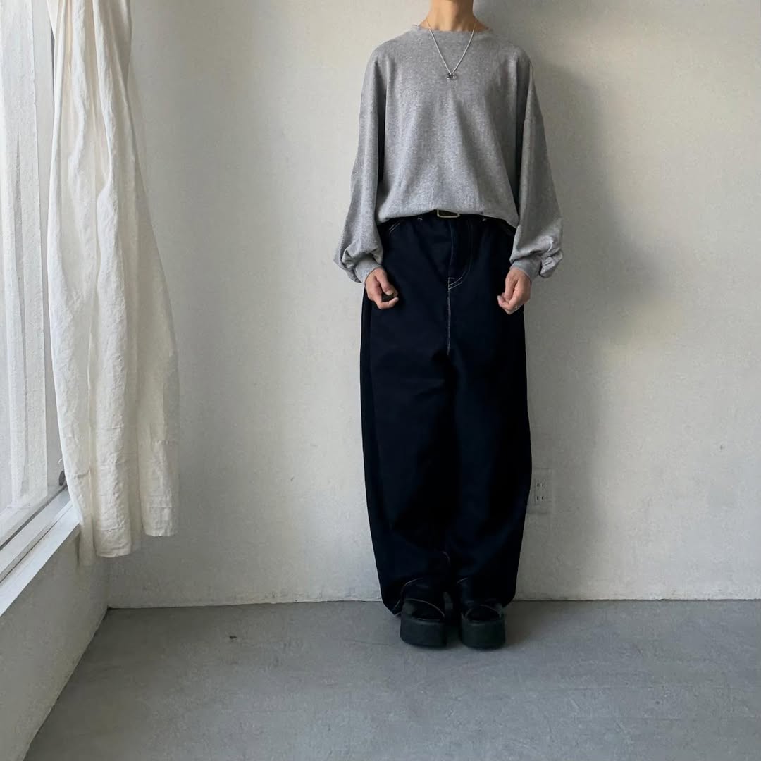 Linenya  バルーンスリーブカットソー