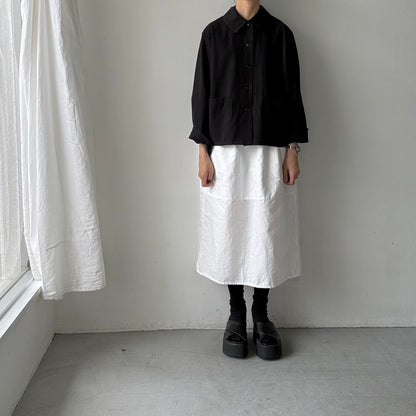 atelier d'antan Kantor コットンジャケット　ブラック