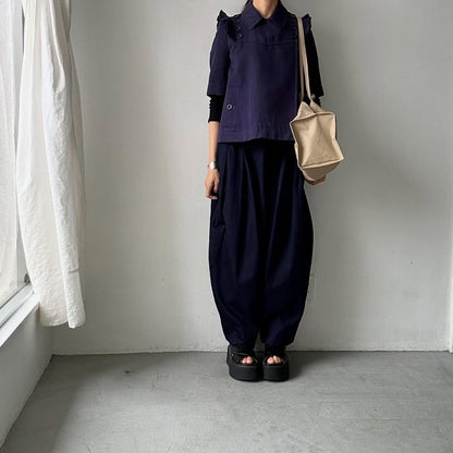 TENNE HANDCRAFTED MODERN ベンタイルコットンボストンバッグS キャメル