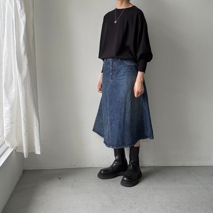🔴再生産11日入荷分予約受付中🔴as it is   バルーンスリーブニット