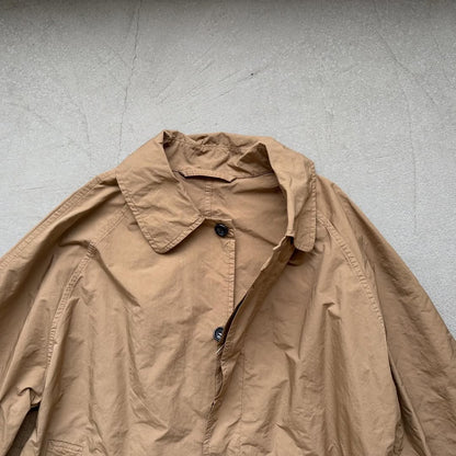 R&D.M.Co ガーメントダイステンカラーコート　ベージュ
