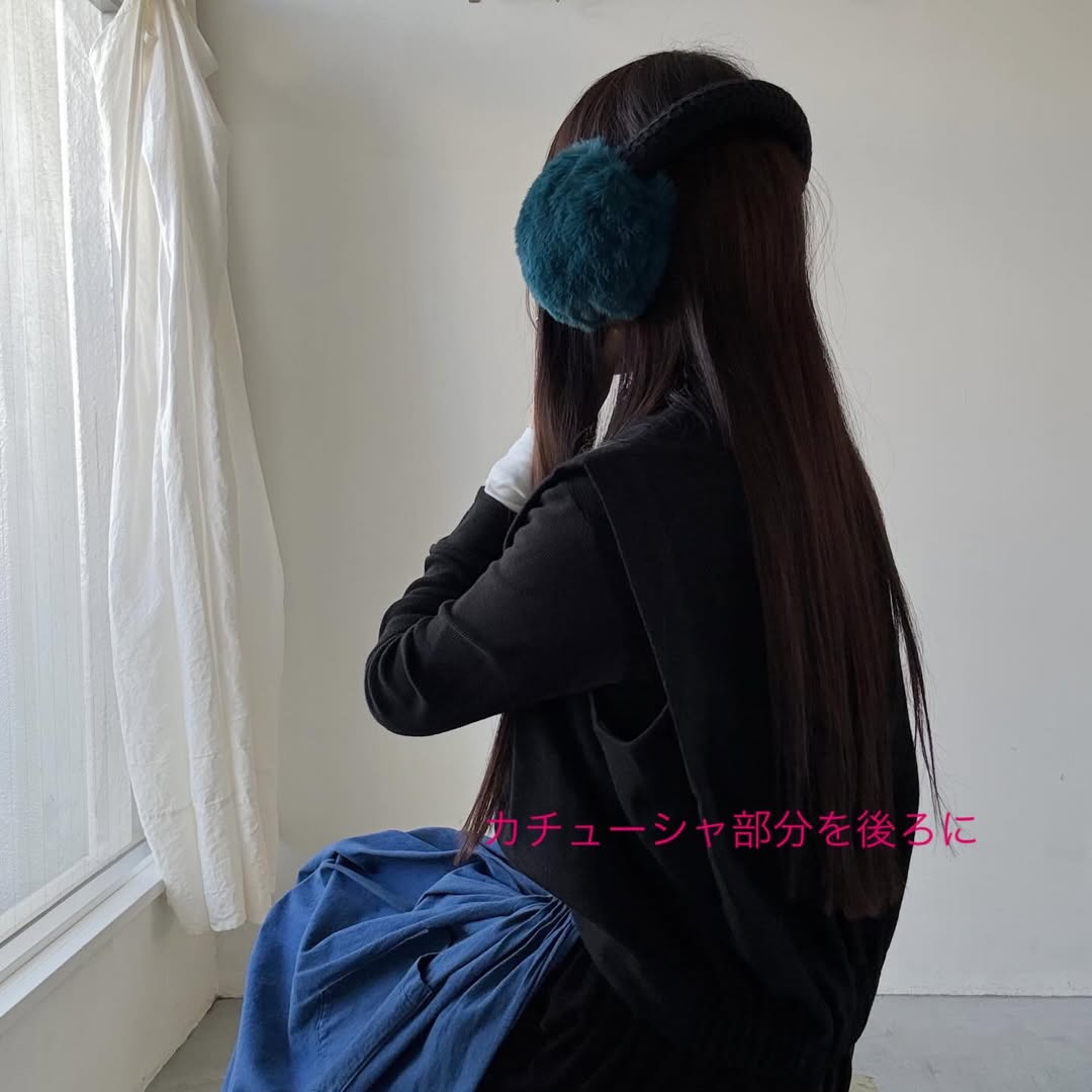 coeur イヤーマフ – blanc