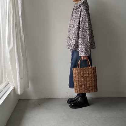 R&D.M.Co  コットンワイルドベリーフーディブルゾン