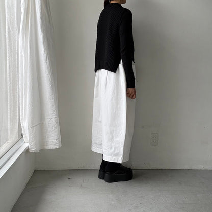 atelier d'antan Perriereコットンワイドパンツ　ホワイトsize 1