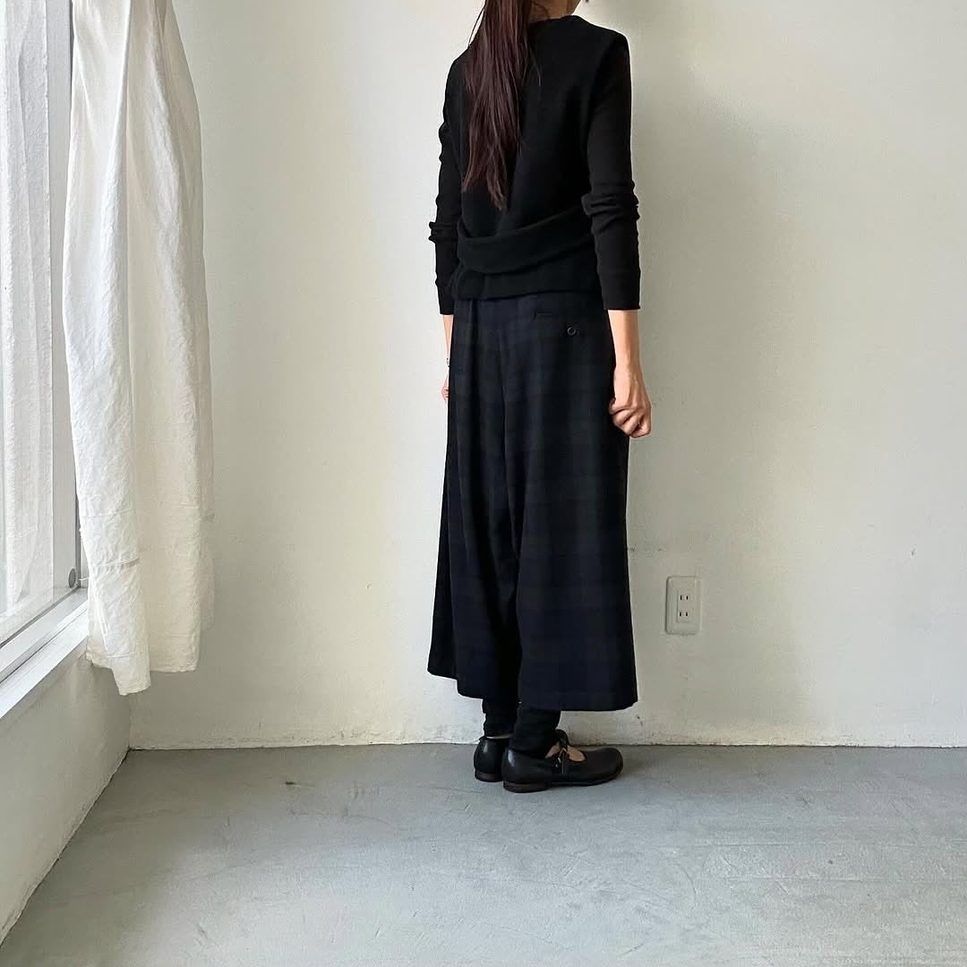 atelier naruse ウールフラノガウチョパンツ