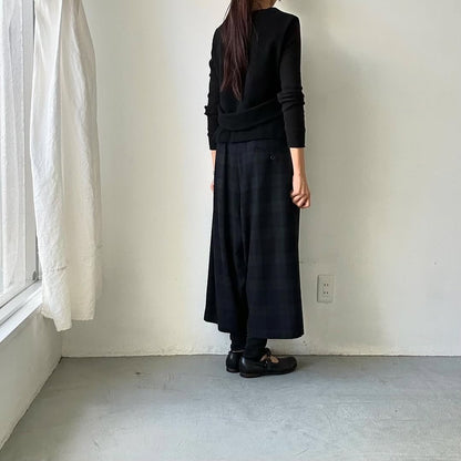 atelier naruse ウールフラノガウチョパンツ