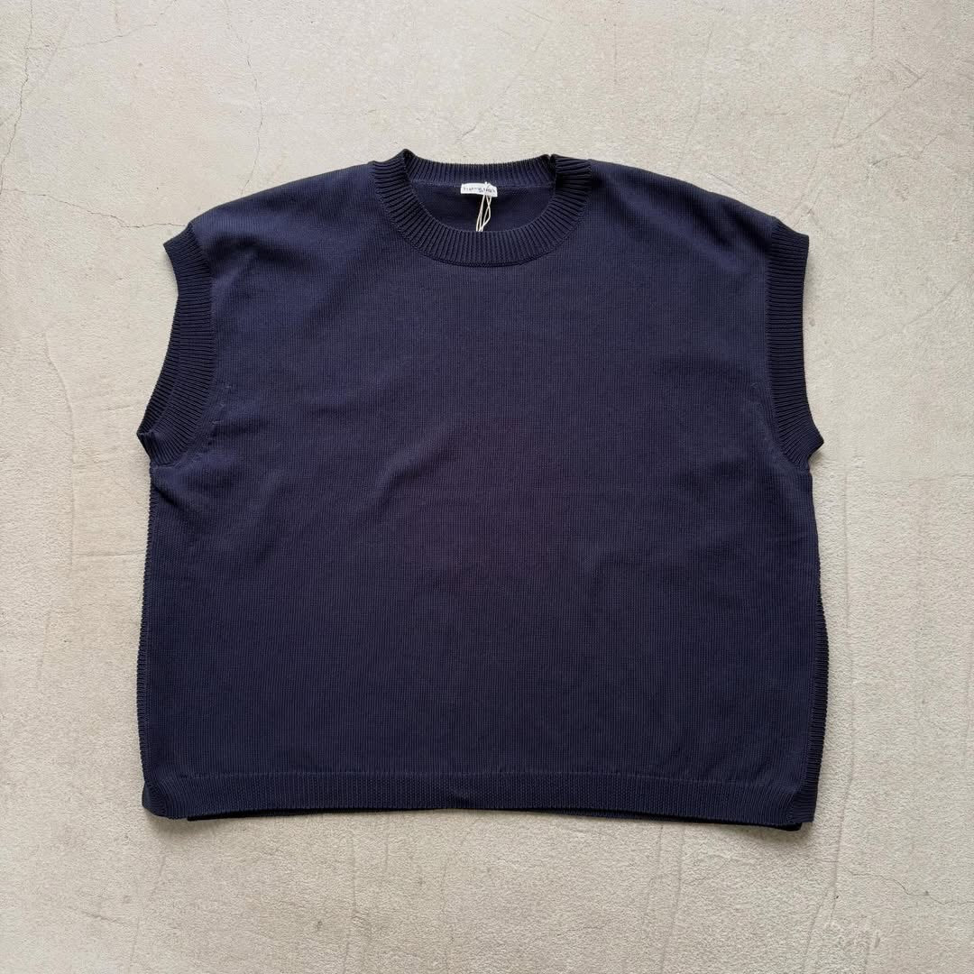 homspun  コットンコードベスト　ネイビー
