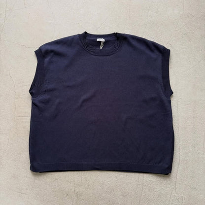 homspun  コットンコードベスト　ネイビー