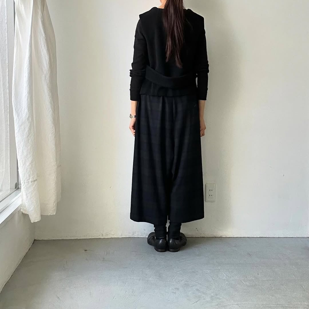 atelier naruse ウールフラノガウチョパンツ