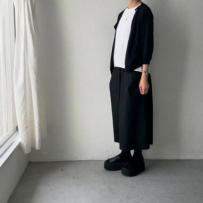 homspun コンパクトウェザーノースリーブブラウス　ホワイト