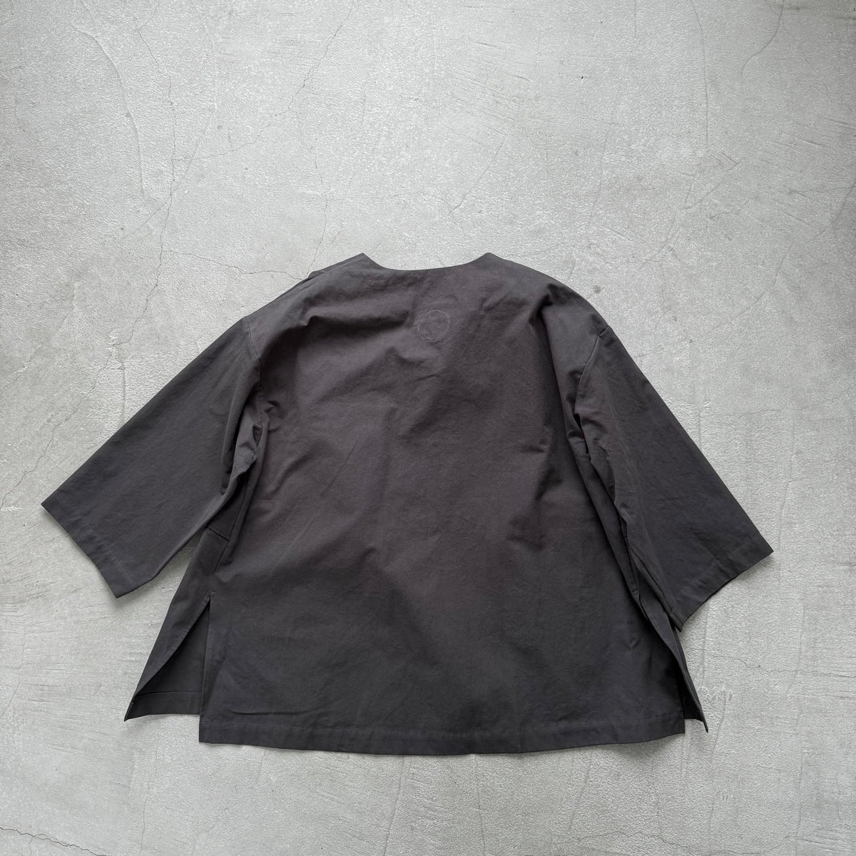 atelier d'antan Bouvetコットンプルオーバー　  ダークグレー