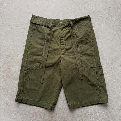 homspun  リップストップハーフパンツ　オリーブ