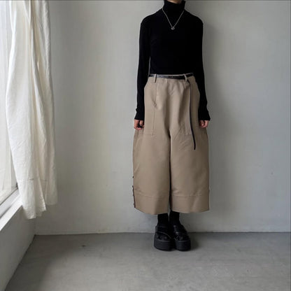 TENNE HANDCRAFTED MODERN オーバーオールパンツ　カーキ