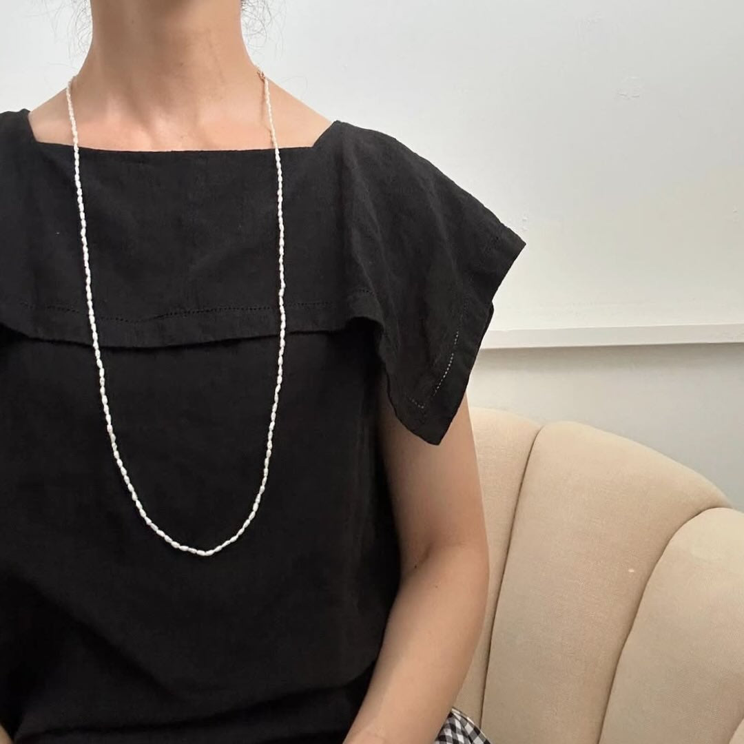 Toile Bijoux バロックパールロングネックレス