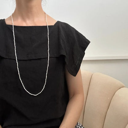 Toile Bijoux バロックパールロングネックレス